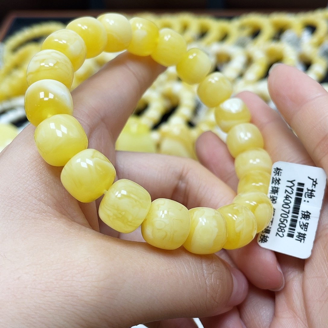 未镶嵌蜜蜡裸石老型手串11.7mm福利