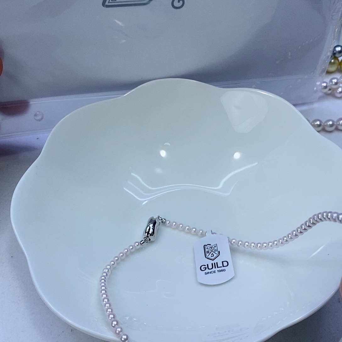 海水珍珠颈饰银S925镶嵌