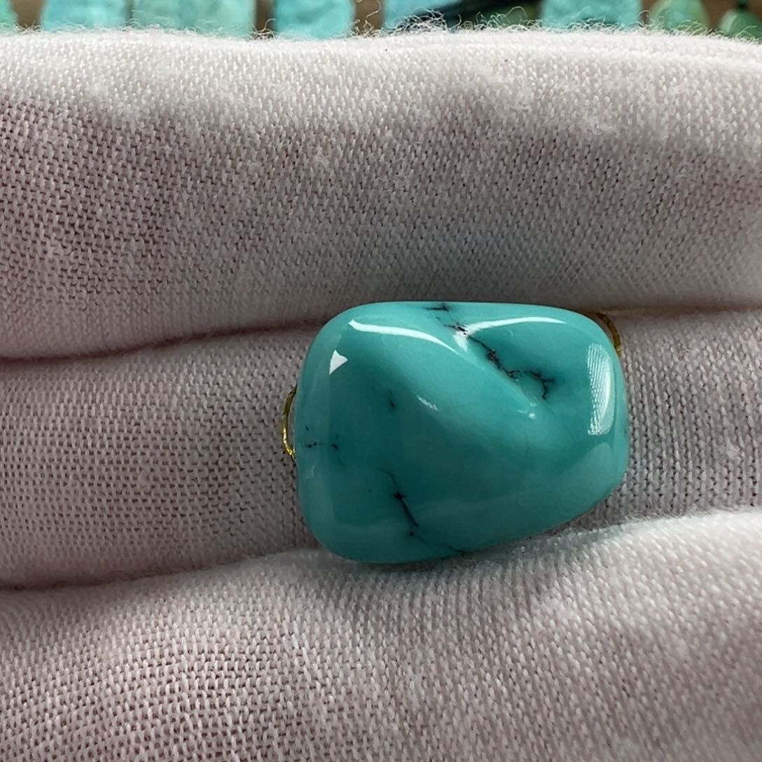 未镶嵌绿松石随形13.5mm