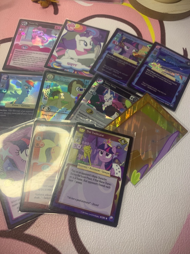 小马宝莉，抽抽乐8-1，卡位如图（直播间代抽收藏盲盒卡牌）