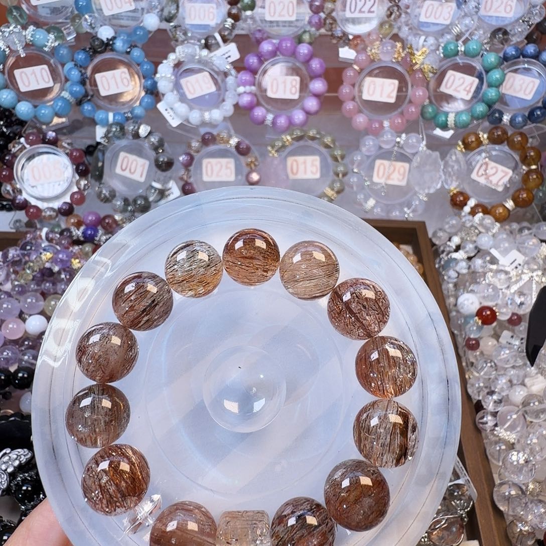 ****.水晶手链合金黑金