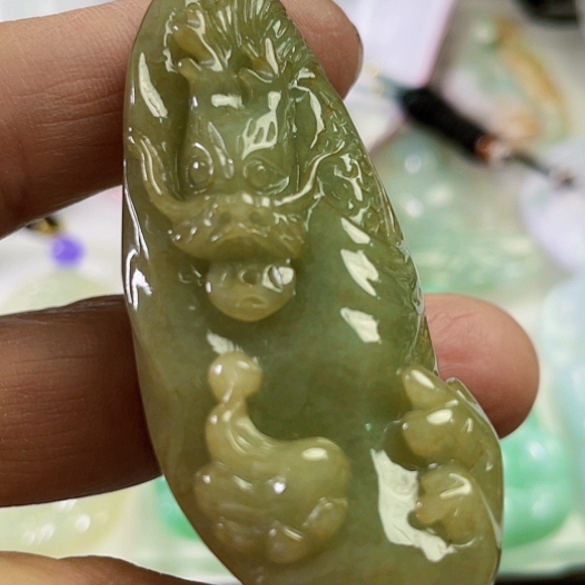 【闪购商品】翡翠项链未镶嵌天然翡翠吊坠