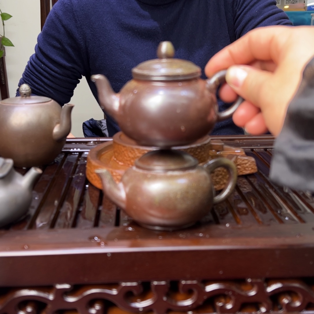 贵台龙窑坭兴陶柴烧壶114