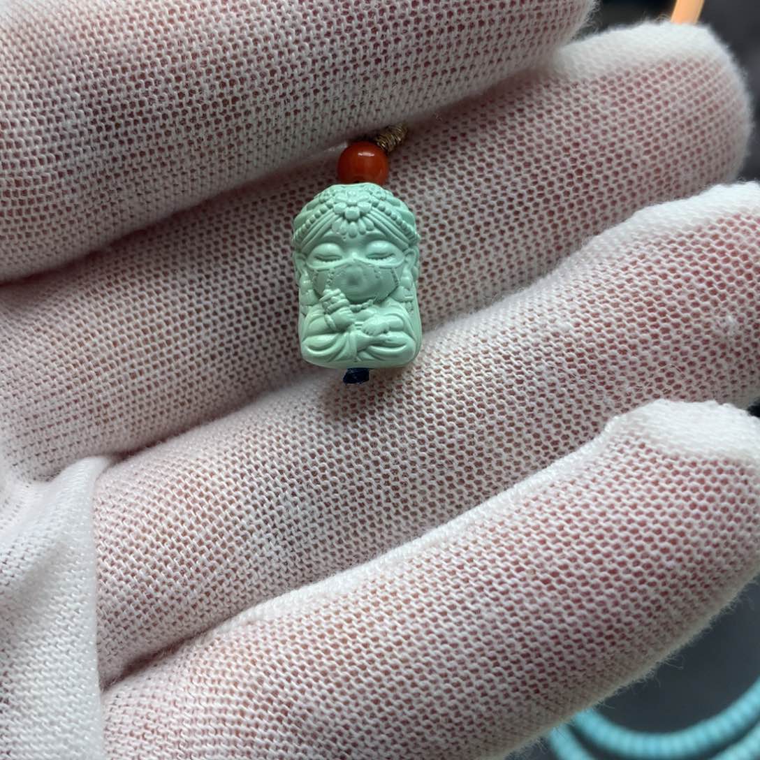 绿松石挂件未镶嵌