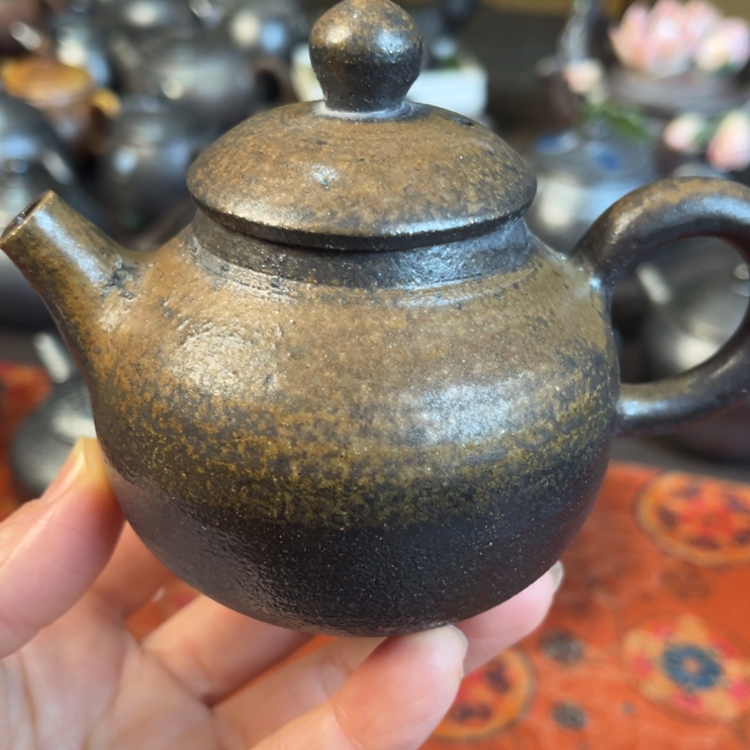 柴烧茶器主人杯杯柴烧