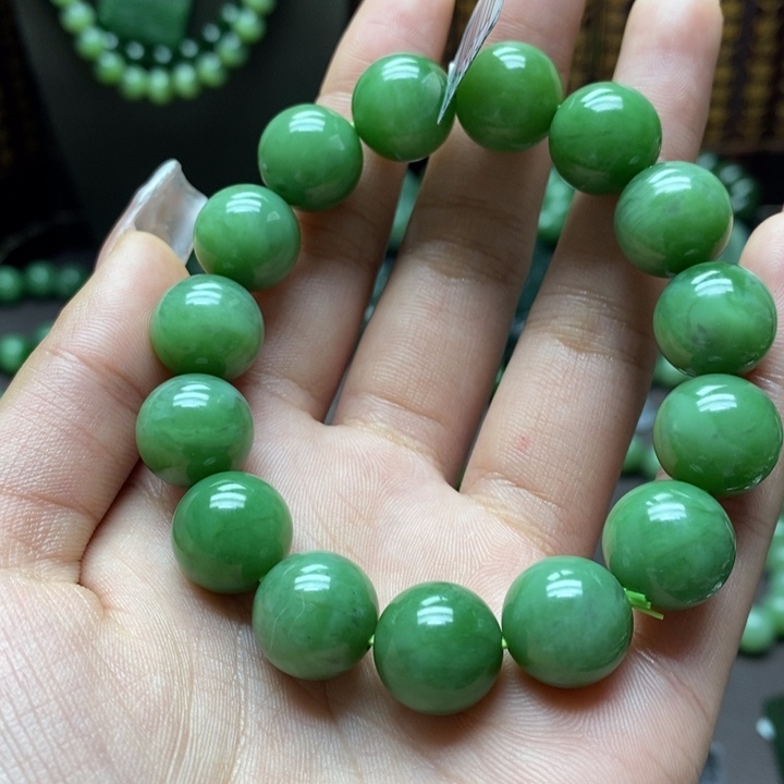 和田玉手串未镶嵌