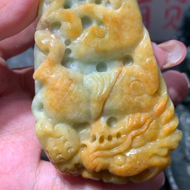 翡翠未镶嵌颈饰保真天然a货翡翠