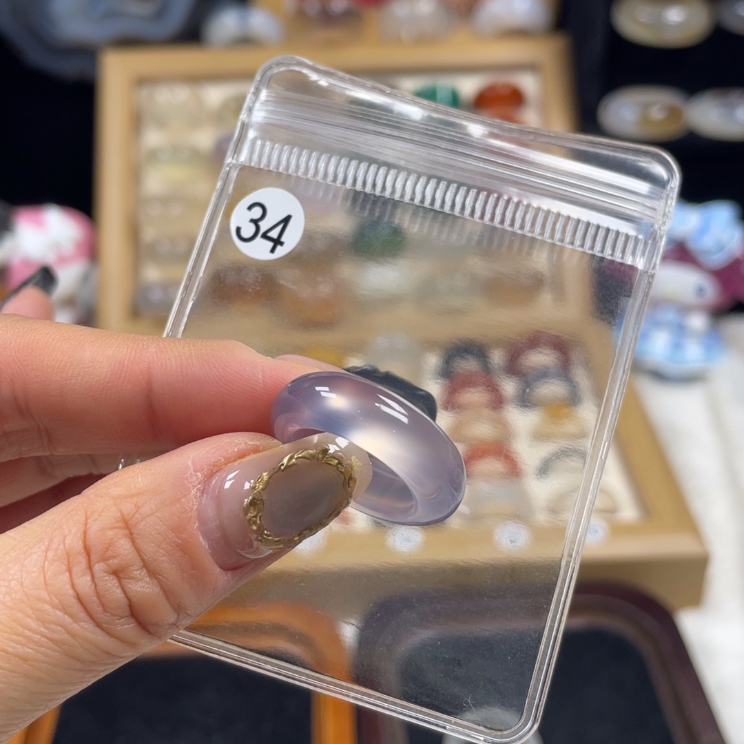 玛瑙/玉髓未镶嵌戒指港11