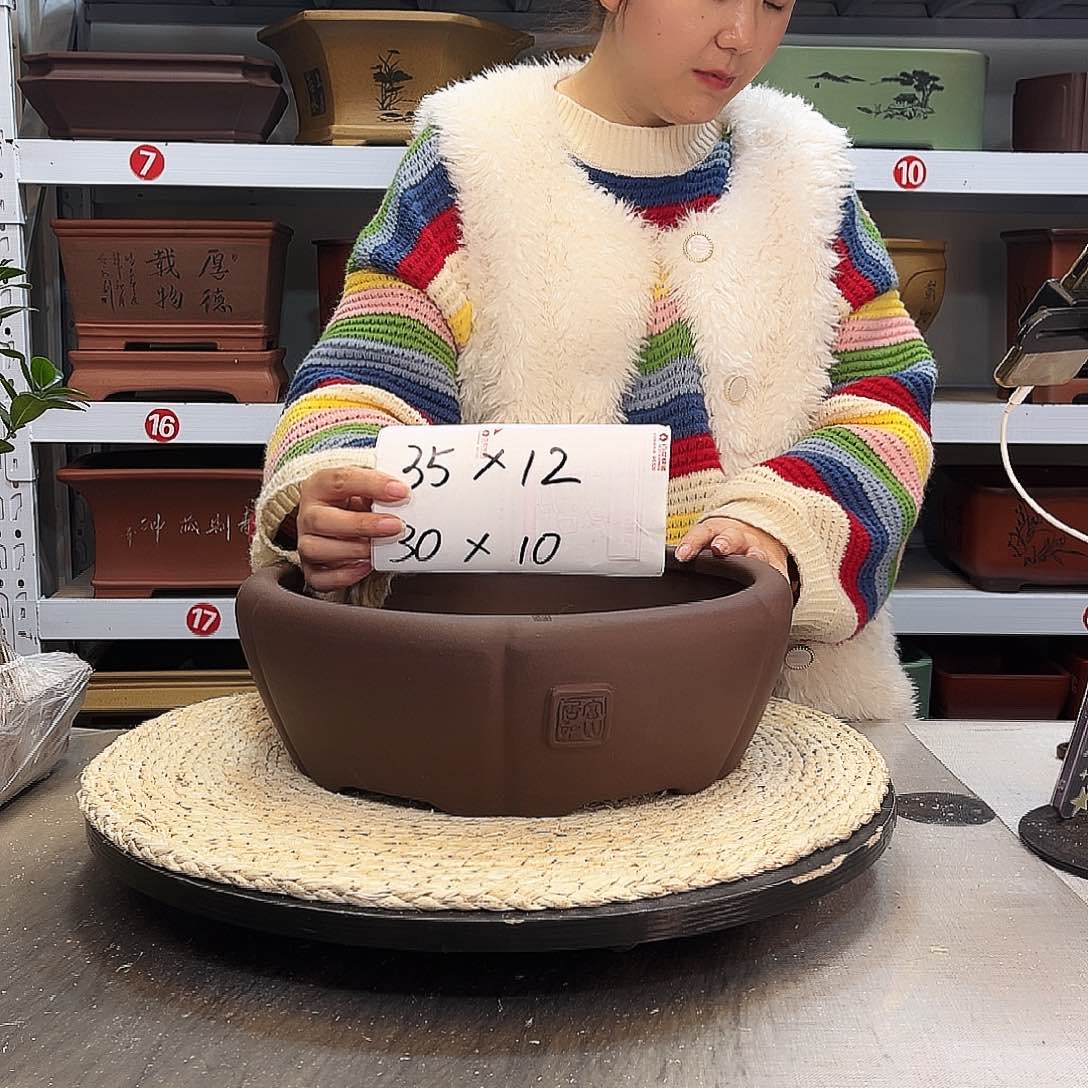 紫砂花盆紫砂花盆