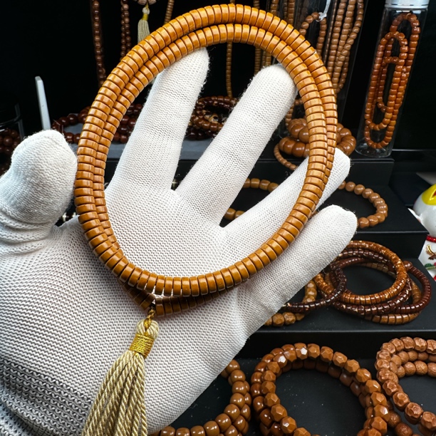 紫金鼠实心黄金甲药片7/3超干净脖挂屁桃猴头手串