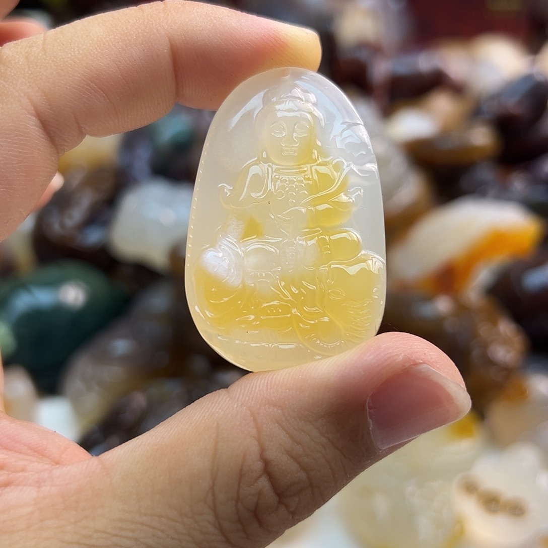 玛瑙/玉髓合金颈饰