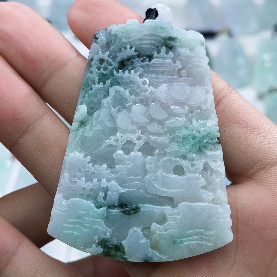 颈饰未镶嵌翡翠翡翠