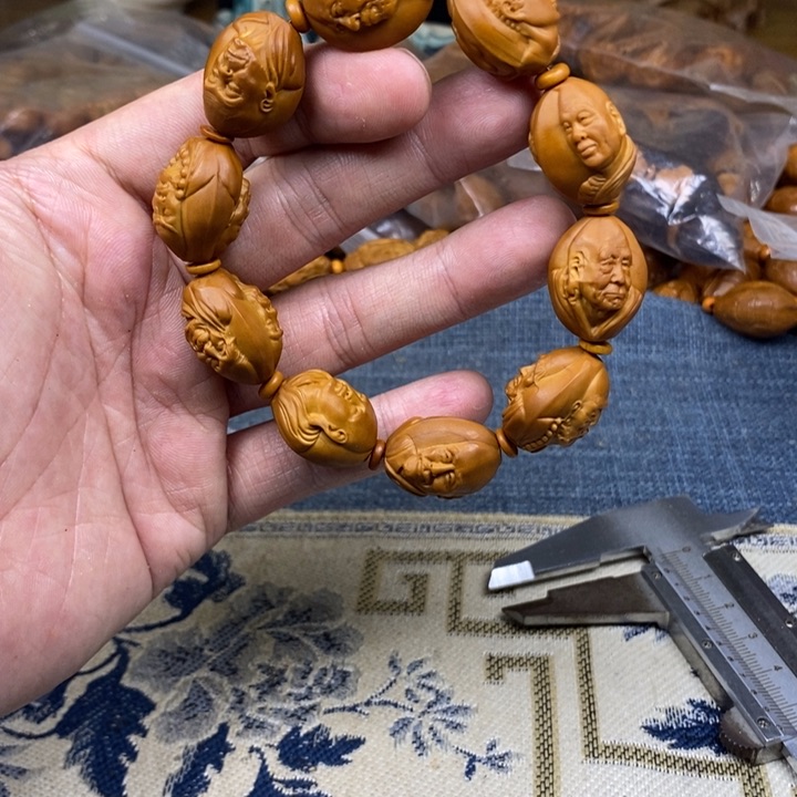 橄榄核手串/手链橄榄核雕工艺手串