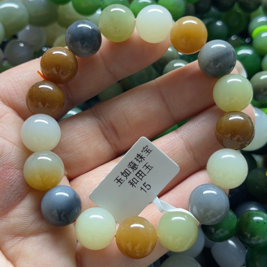 和田玉手链未镶嵌