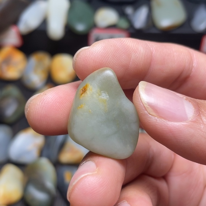 和田玉未镶嵌挂件58