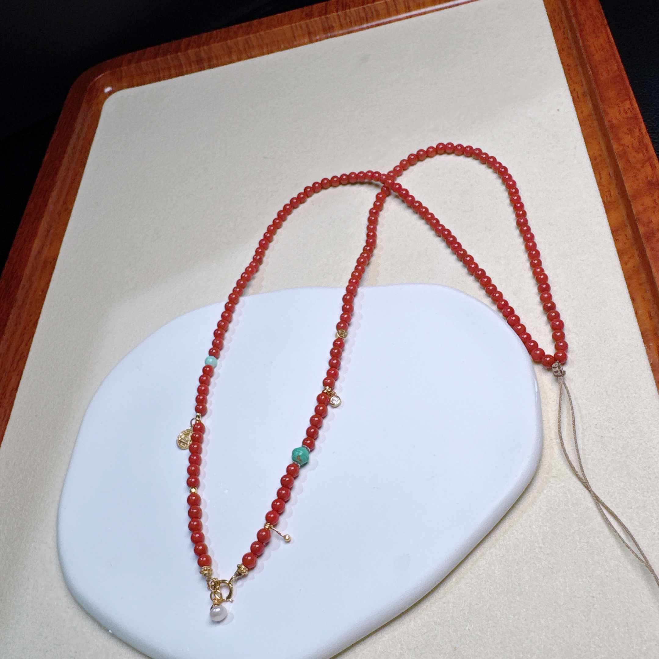 南红万能链3.5mm项链时尚百搭