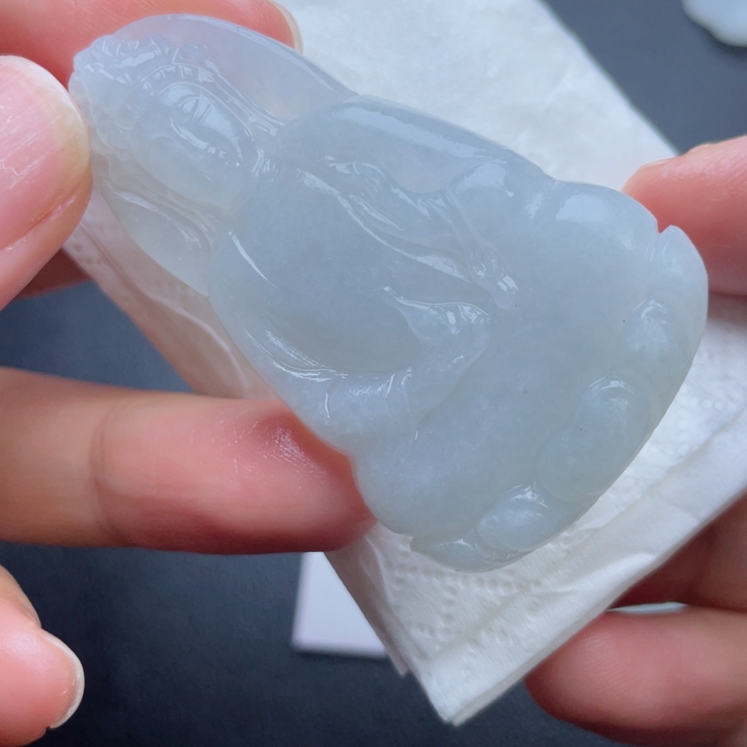 定制翡翠未镶嵌翡翠吊坠