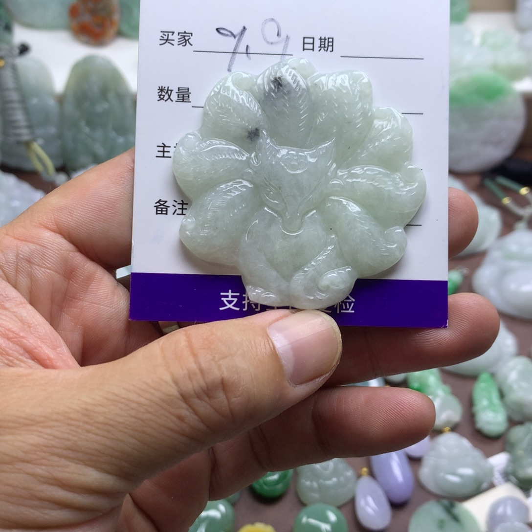 颈饰未镶嵌翡翠缅甸A货翡翠