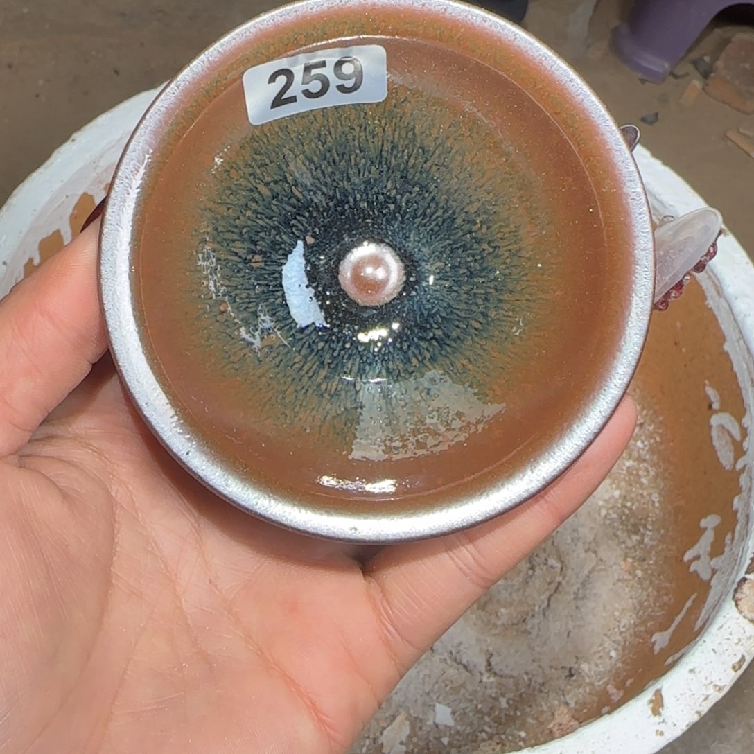 茶盏龙窑柴烧原矿原釉259