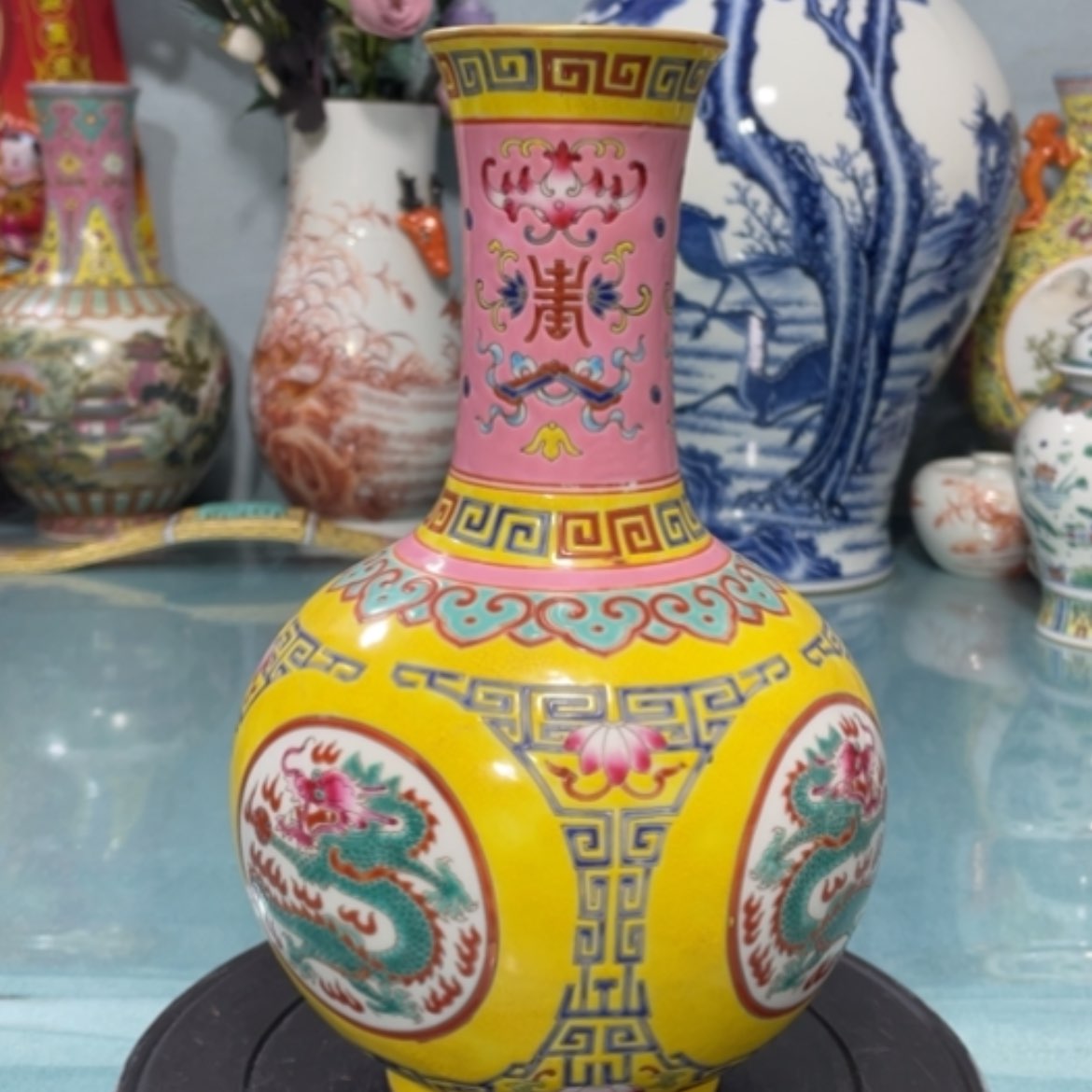 【闪购商品】瓷片珐琅彩瓷器工艺漂亮88888888888