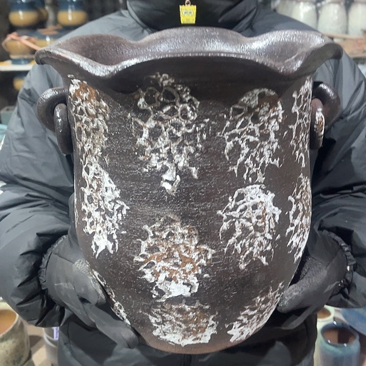 紫砂花盆高29口28————-