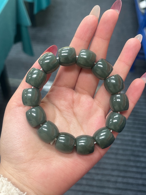 鹿总珠宝 ZQ116直切瓷蓝 卡16