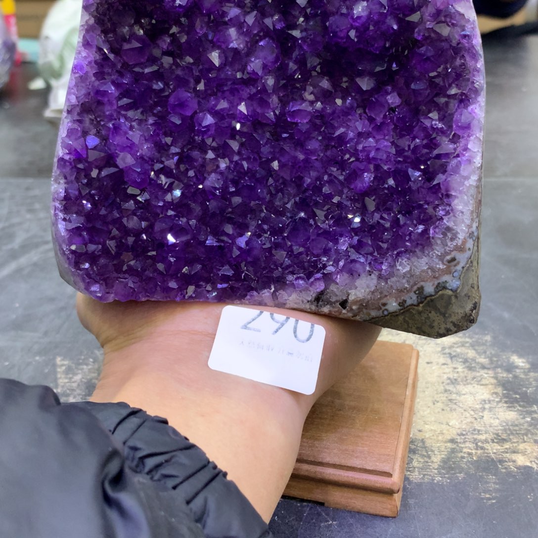 水晶摆件未镶嵌紫晶290