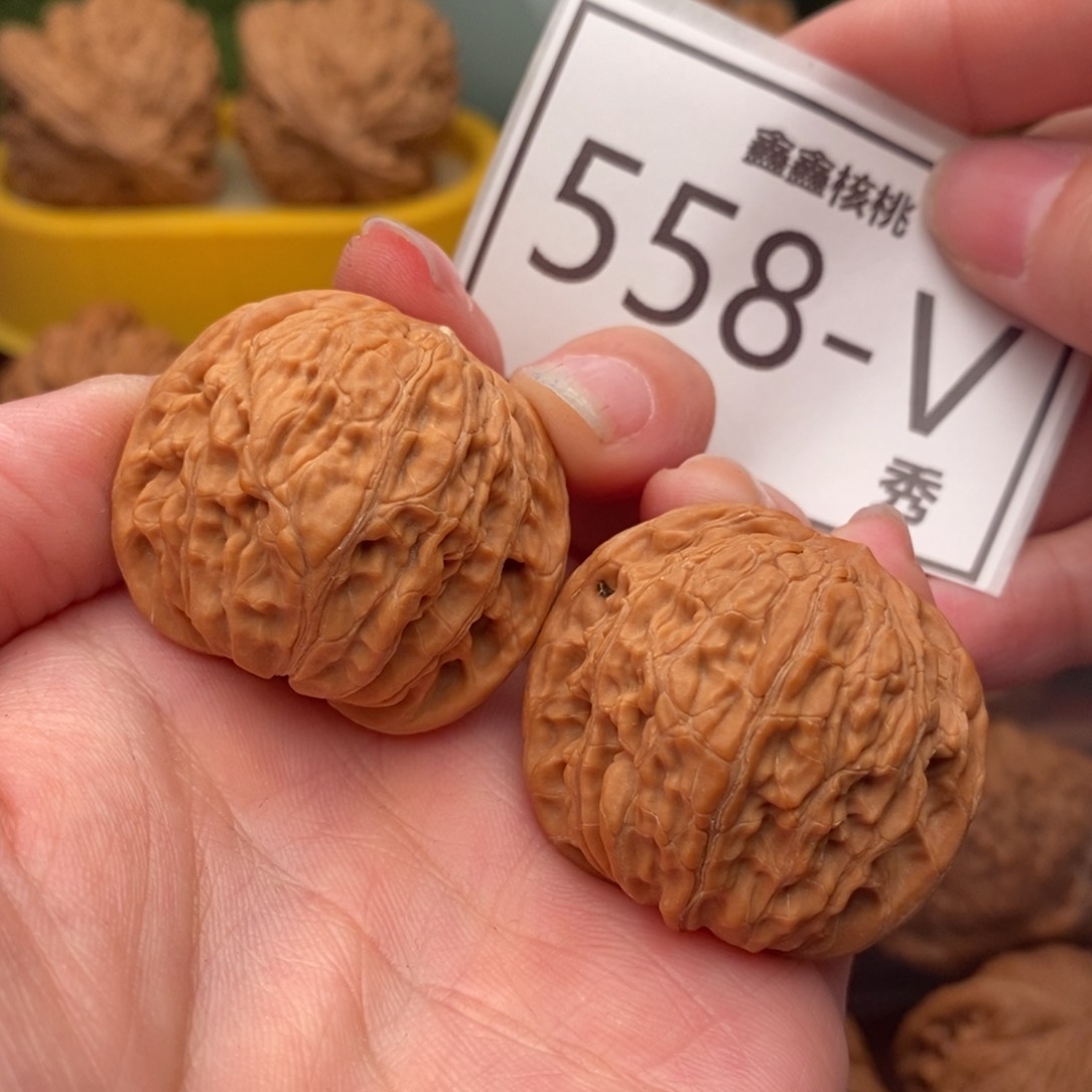 文玩核桃把件正磨35