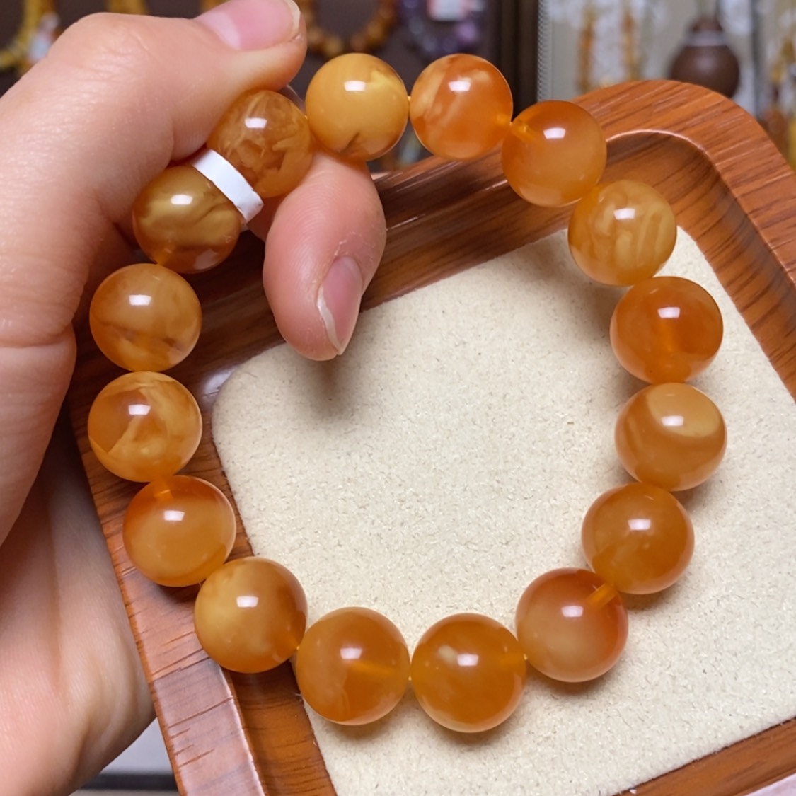 【闪购商品】手链蜜蜡未镶嵌手串