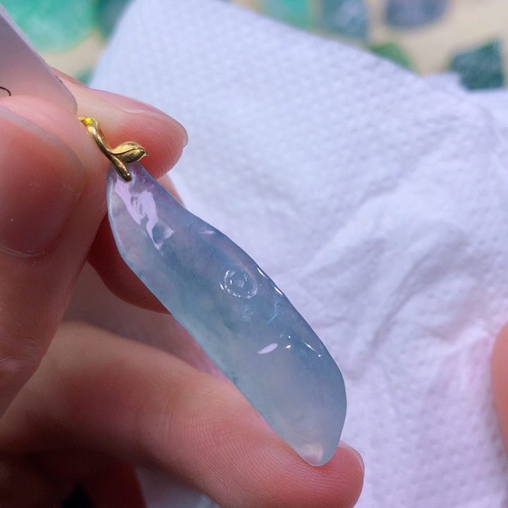 翡翠未镶嵌吊坠(不含链) 3645