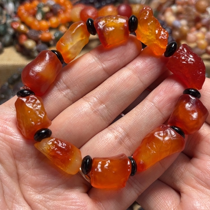 玛瑙/玉髓合金手链