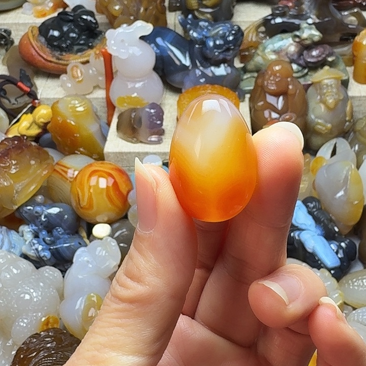 玛瑙/玉髓未镶嵌饰品