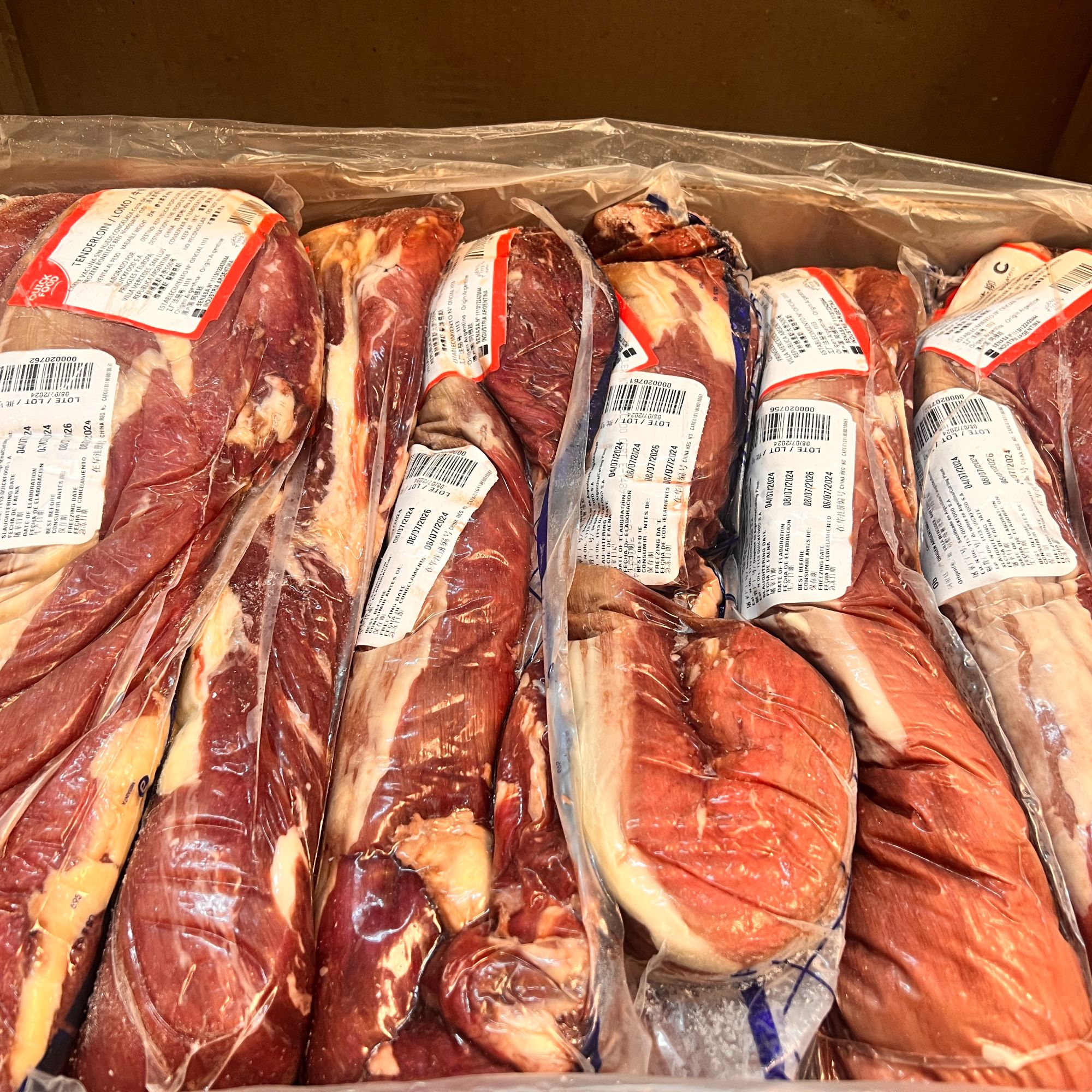 原切牛排阿根廷1113菲力牛排 原料批发 整条定制