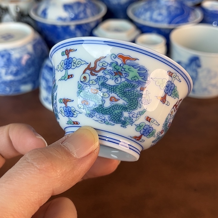 瓷片景德镇全手工手绘陶瓷