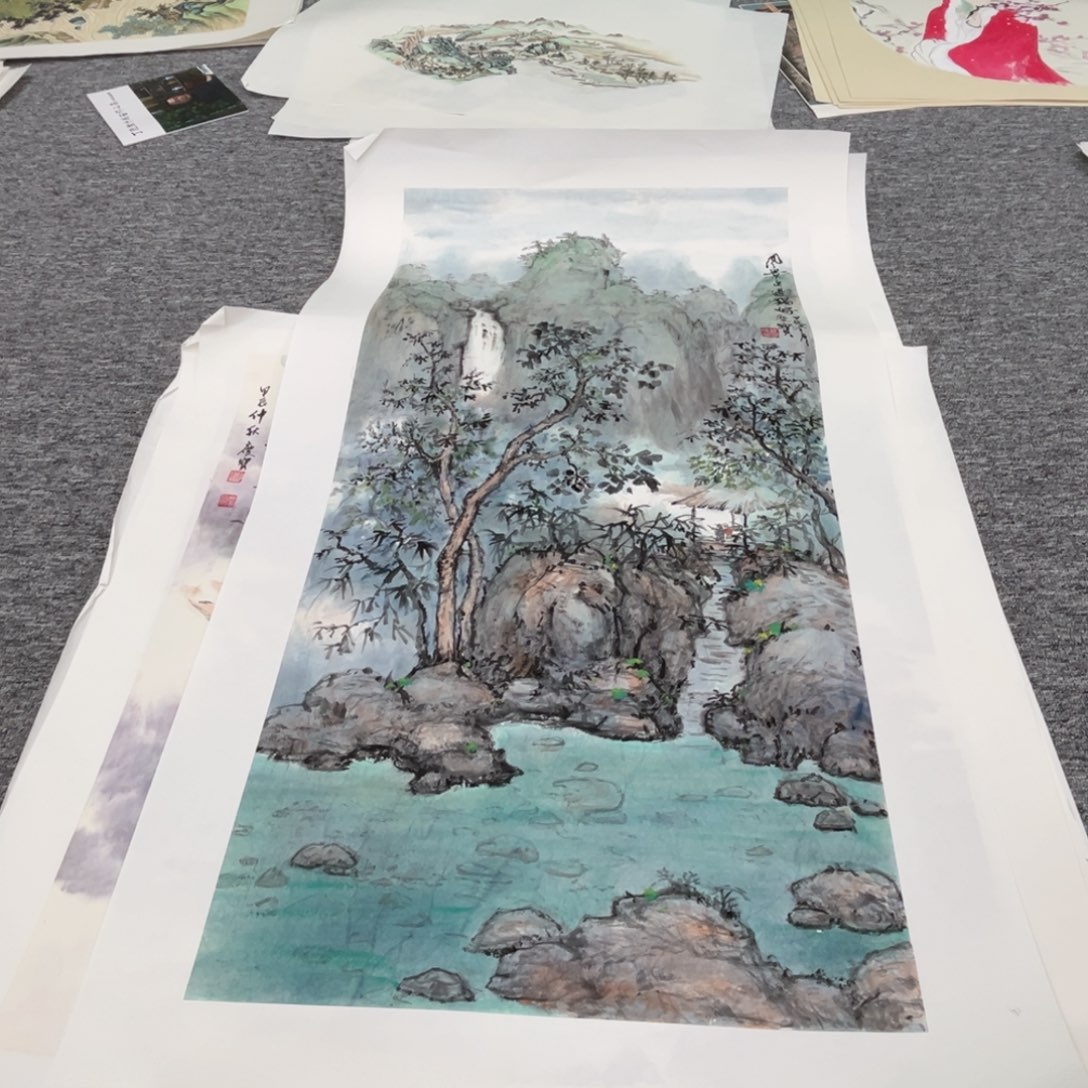 国画晨*三尺绘画绘画绘画