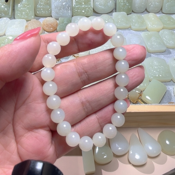 未镶嵌和田玉（糖玉）珠宝半成品