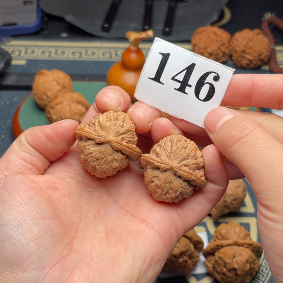 桃核吊坠好*34球白146号