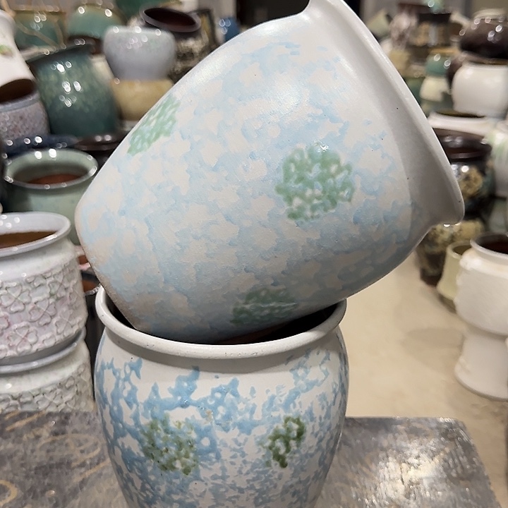 高度21口17啦啦啦啦粗陶花盆