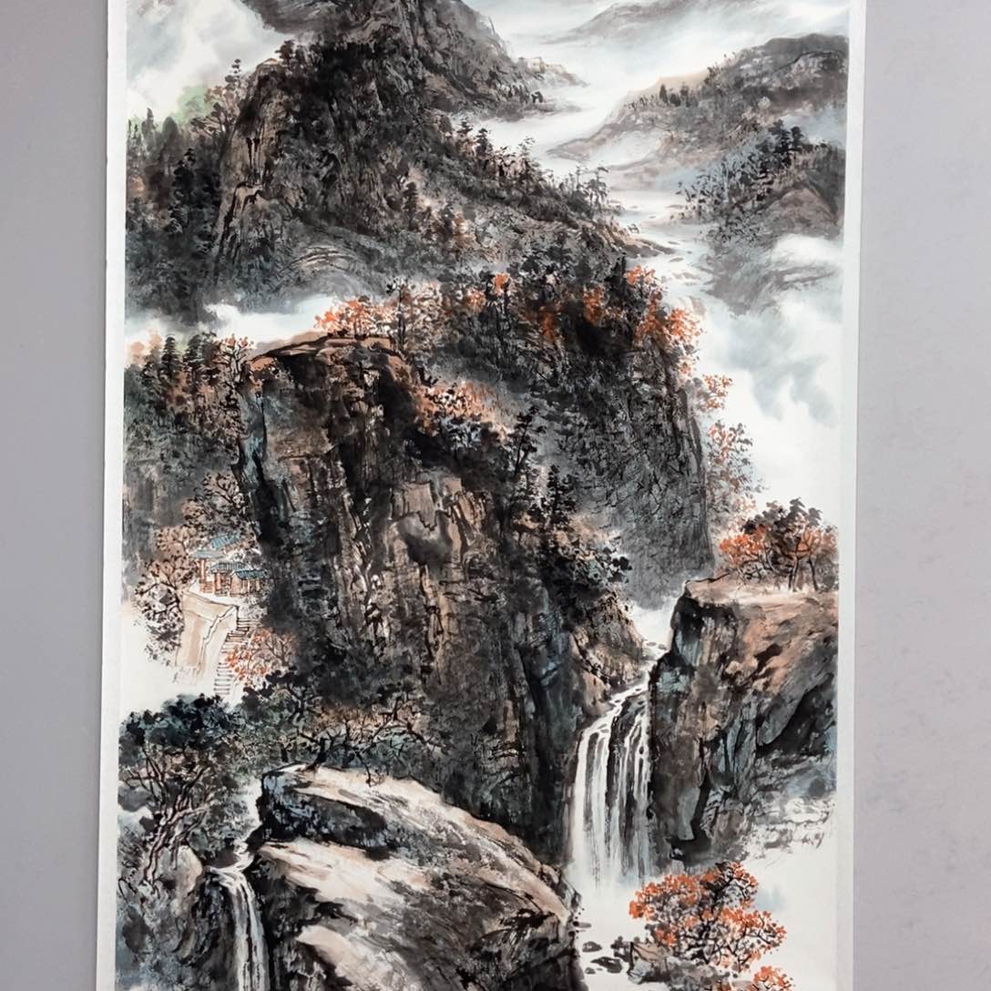 国画黄桂明大六尺精品佳作