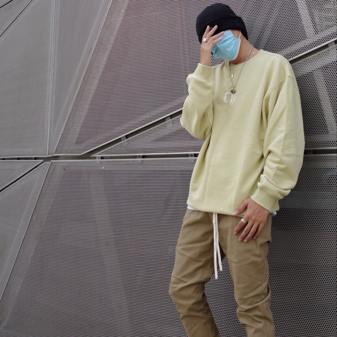 C*H基础字母印花连帽卫衣