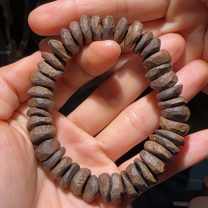 手串沉香原母树沉水树丁手串19.4克