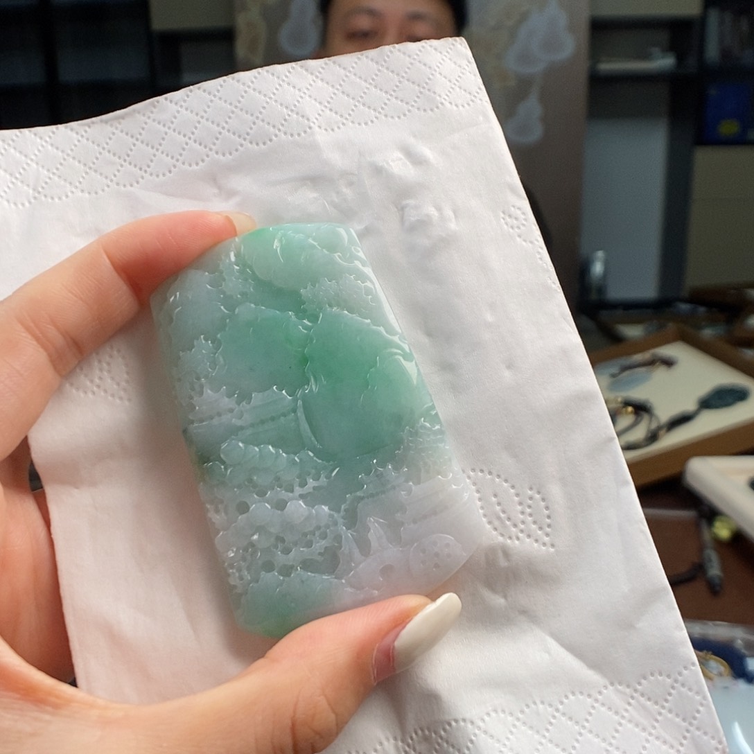 颈饰未镶嵌翡翠李*一