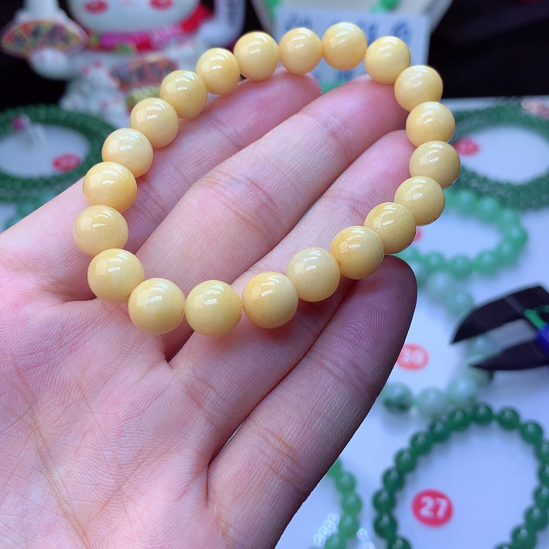 翡翠毛衣链未镶嵌卡9