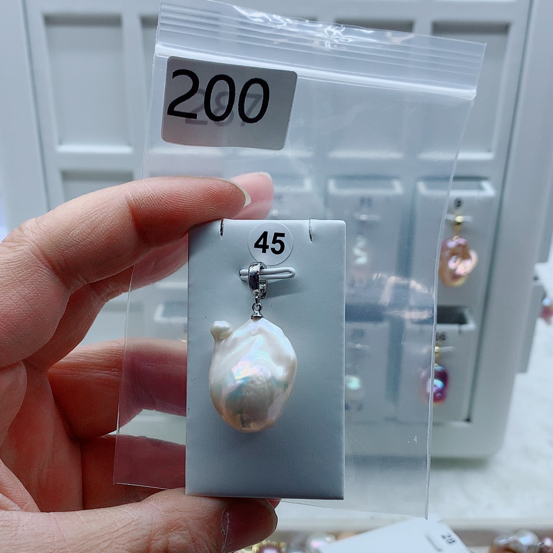 吊坠(不含链)淡水珍珠合金