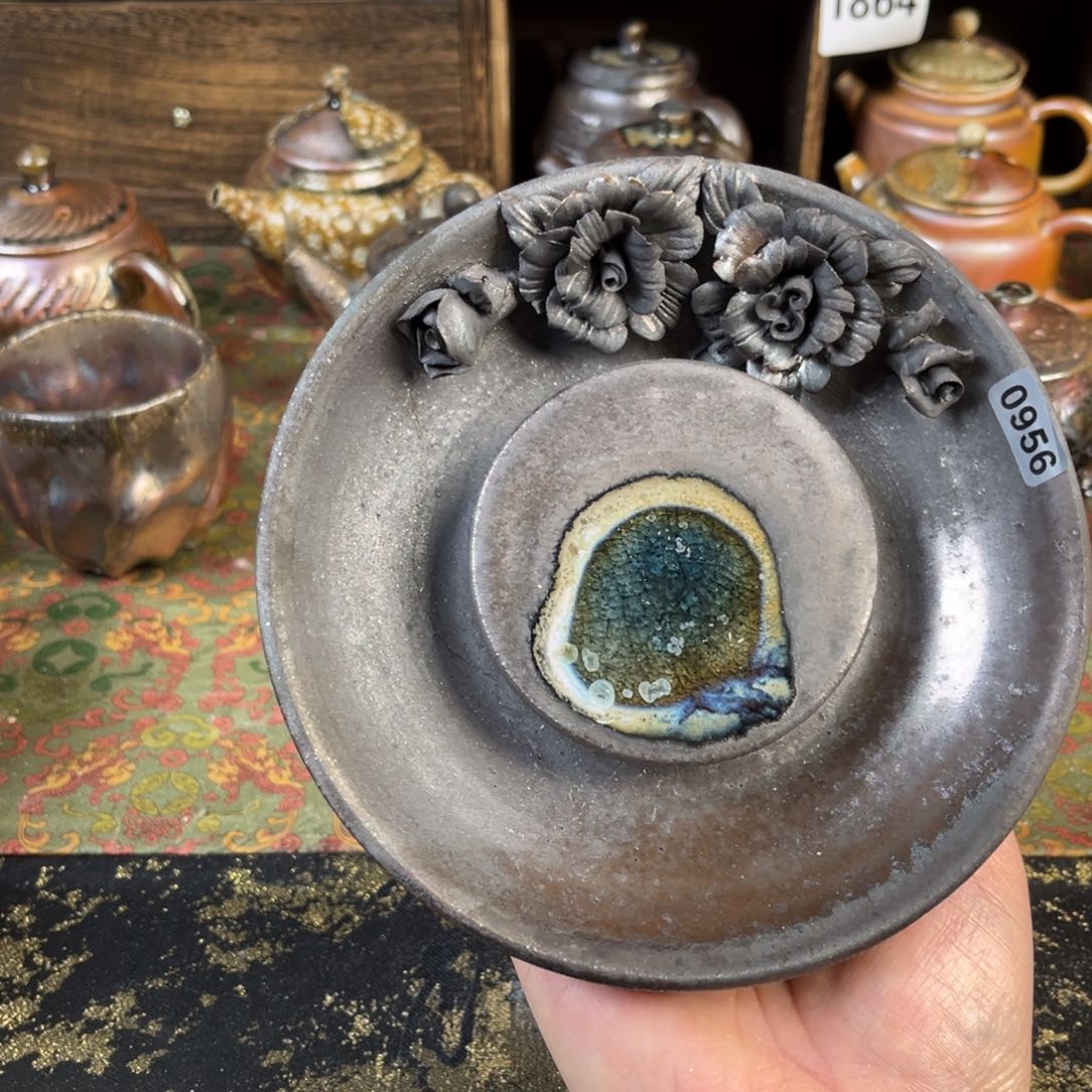 杯柴烧茶器主人壶承