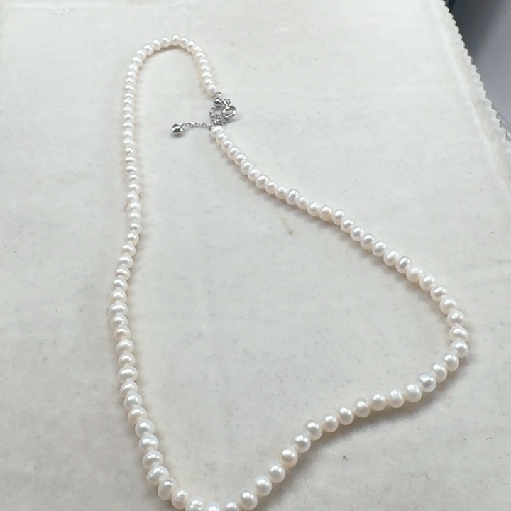 淡水珍珠定制项链带扣头未镶嵌