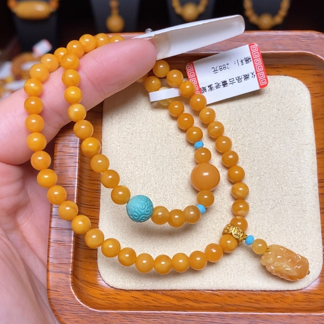 【闪购商品】未镶嵌蜜蜡手链手串