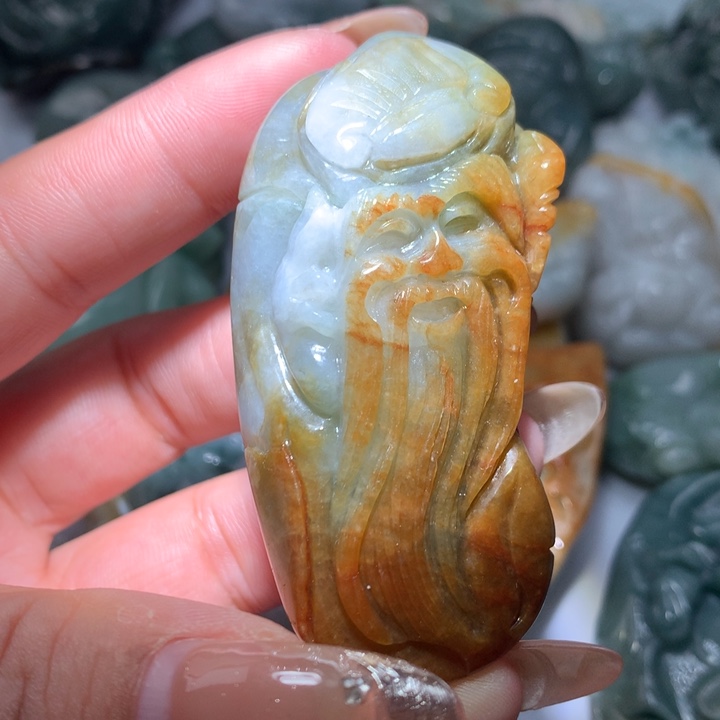 翡翠未镶嵌颈饰保真天然A货翡翠