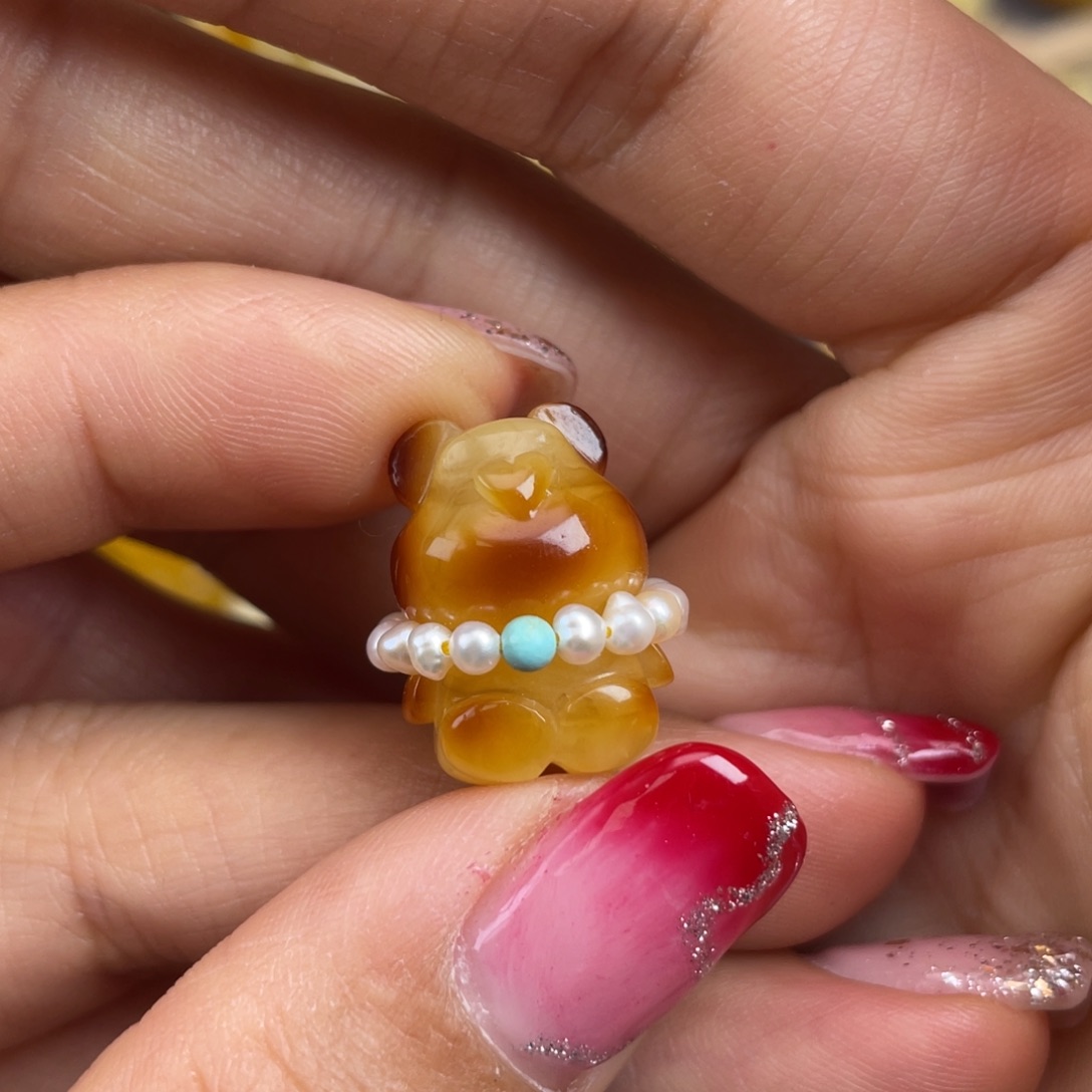 琥珀裸石未镶嵌蜜蜡