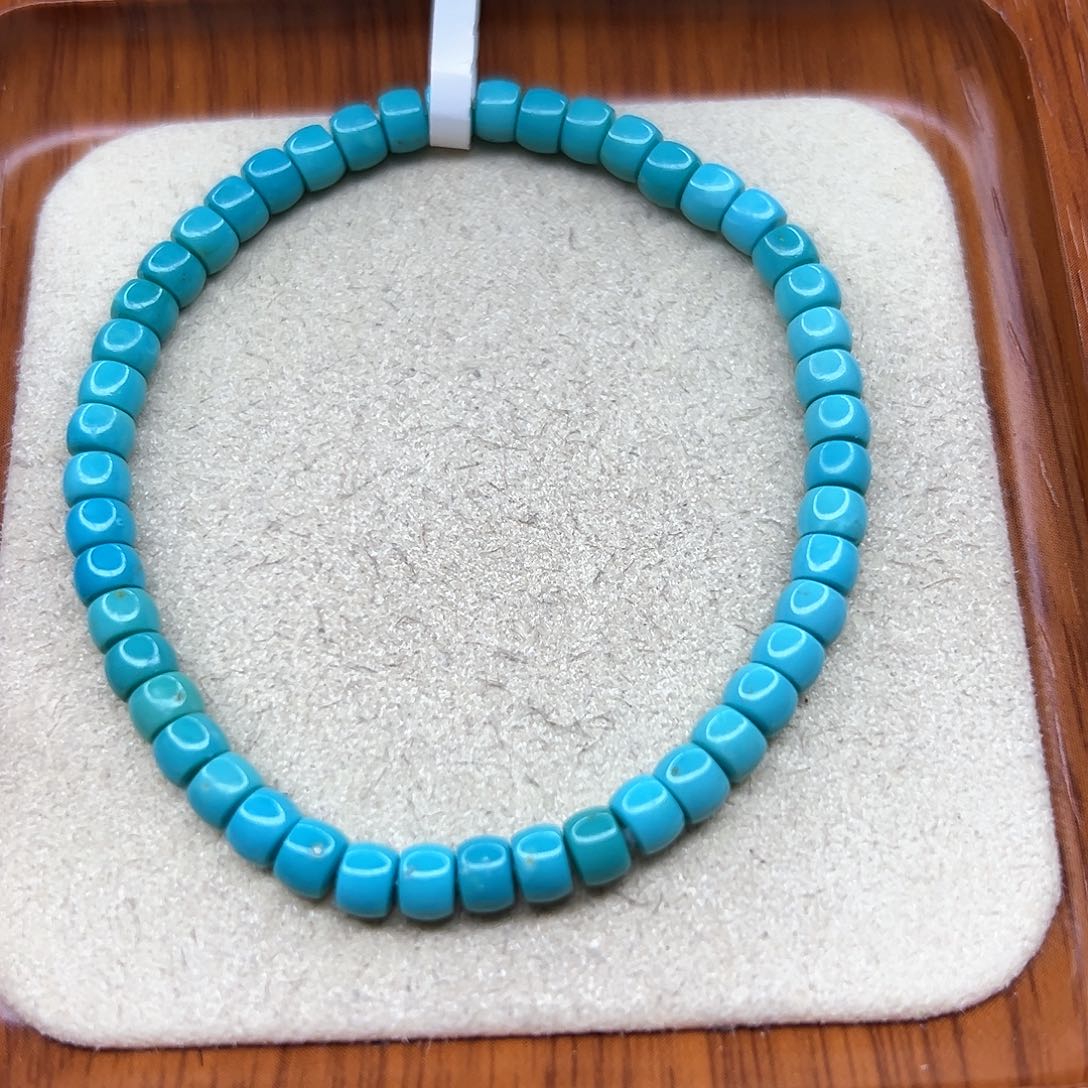 绿松石手链未镶嵌糖***朵